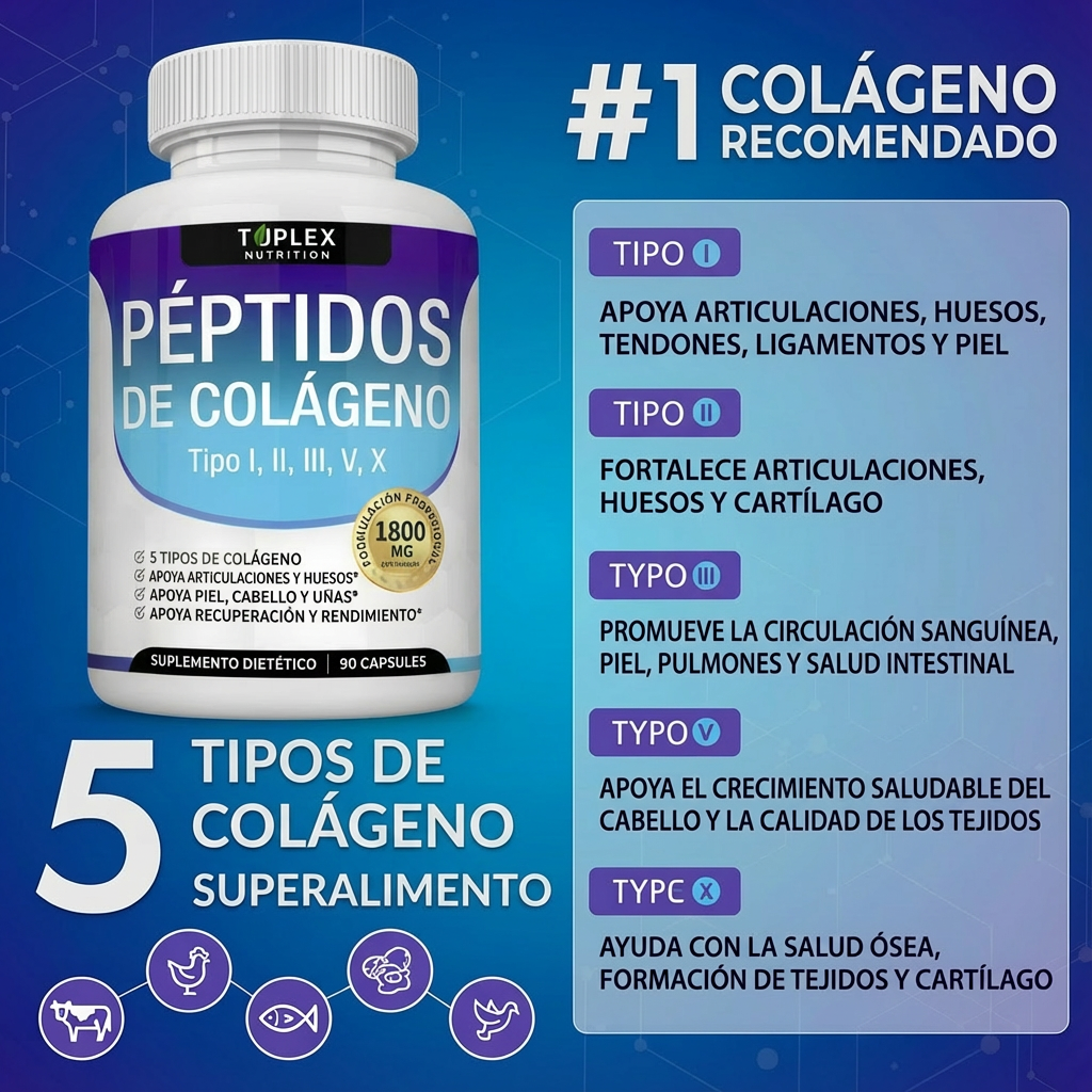 Peptidos de colageno TOPLUX NUTRITION